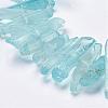 Natural Quartz Crystal Points Beads Strands G-K181-B01-3