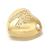 Rack Plating Brass Micro Pave Cubic Zirconia Pendants KK-I722-04G-R-2