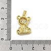Brass Micro Pave Cubic Zirconia Pendants KK-Z102-19G-3