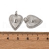 Brass Micro Pave Cubic Zirconia Pendants KK-P308-09P-3