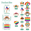 DIY Rainbow Color Pride Jewelry Making Finding Kit DIY-TA0004-73-3