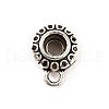 Tibetan Style Alloy Tube Bails TIBE-L008-42AS-1