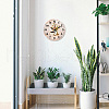 MDF Printed Wall Clock HJEW-WH0058-015-7