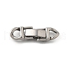 304 Stainless Steel Fold Over Clasps STAS-M119-05P-04-1