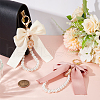 Beebeecraft 2Pcs 2 Colors Polyester Keychains KEYC-BBC0001-04A-4