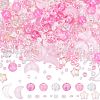 SUNNYCLUE Mixed Styles Transparent Glass Beads GLAA-SC0002-17A-1