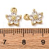 Brass Micro Pave Cubic Zirconia Pendants KK-I276-05G-03B-3