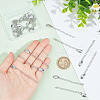 Unicraftale 30Pcs 304 Stainless Steel Curb Chain Extender STAS-UN0053-94-4
