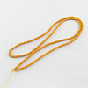 Painted Glass Bead Strands DGLA-S071-4mm-22-2