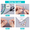 Handmade Polymer Clay Beads Strands CLAY-CA0001-03-4