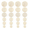   60Pcs 6 Styles Brass Connector Charms KK-PH0005-37G-1