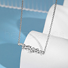 S925 Sterling Silver Star Pendant Necklaces for Women JL9185-3-3