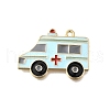 Medical Theme Alloy Enamel Pendants FIND-G090-02G-02-1
