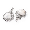 Natural Howlite Pendants G-P496-05P-19-3