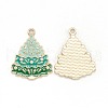 Alloy Enamel Pendants ENAM-E569-08-1