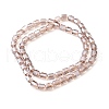 Electroplate Glass Beads Strands GLAA-G112-07K-2