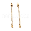 925 Sterling Silver Chain Extenders STER-D036-40AG-1