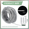 BENECREAT 1Roll Round Bendable Aluminum Wire AW-BC0003-39-2