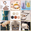   50Pcs 5 Colors Food Grade Eco-Friendly Silicone Focal Beads SIL-PH0001-27-6