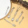 6Pcs 3 Styles 304 Stainless Steel Big Pendants STAS-CJ0002-48-6