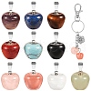 10Pcs 10 Style Natural & Synthetic Gemstone Pendants G-SZ0001-75-1