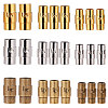 SUNNYCLUE Brass Locking Tube Magnetic Clasps KK-SC0001-11-1