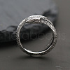Fashionable Brass Adjustable Cuff Rings FS-WGF2E59-01-4