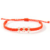 Glass Seed Beaded Braided Bead Beacelets BY5894-4-1