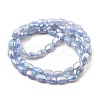 Imitation Jade Glass Beads Strands GLAA-P058-06A-01-2