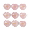 9Pcs Natural Rose Quartz Display Decorations G-G202-05-1