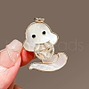 Snake with Ingot Shell Pins PW-WG658CD-01-4