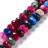 Natural Banded Agate/Striped Agate Beads Strands G-E605-A01-01A-1