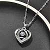 304 Stainless Steel Necklaces for Women NJEW-R015-04P-3