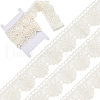 Gorgecraft 4.7~5Yards Cotton Shell Shaped Flower Lace Ribbon OCOR-GF0003-95C-1
