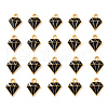 20Pcs Light Gold Alloy Enamel Charms ENAM-YW0001-36B-1