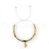 Handmade Miyuki Glass Seed Beaded Braided Bead Bracelets for Women AR7131-1-1