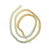 Transparent Gradient Color Glass Beads Strands X1-GLAA-H021-01B-15-4