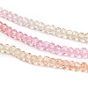 Transparent Painted Glass Beads Strands DGLA-A034-T1mm-A20-4