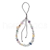 Natural Fluorite Mobile Straps HJEW-JM03327-03-2