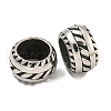 316 Surgical Stainless Steel Large Hole Beads STAS-Q326-10AS-01-1