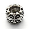 Retro 304 Stainless Steel Big Hole Column Beads STAS-E086-24AS-1