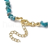 Natural Apatite Chip Beaded Necklace NJEW-JN04616-15-5