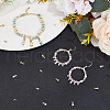 Beebeecraft 80Pcs 4 Styles Brass Pendants KK-BBC0016-15-4