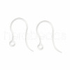 Transparent Resin Earring Hooks RESI-G050-02-1