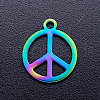 Ion Plating(IP) 304 Stainless Steel Charms STAS-Q201-JN183-1