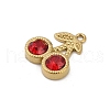 304 Stainless Steel Glass Charms STAS-D366-06A-G-2