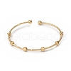 Rack Plating Brass Cuff Bangles BJEW-E071-13G-1