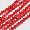 Natural & Dyed Malaysia Jade Bead Strands X-G-A146-6mm-A02-3