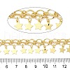 2-Row Brass Textured Oval Link Chains CHC-L053-01G-01-2
