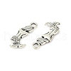 Tibetan Style Alloy Mermaid Pendants TIBEP-5402-AS-LF-3